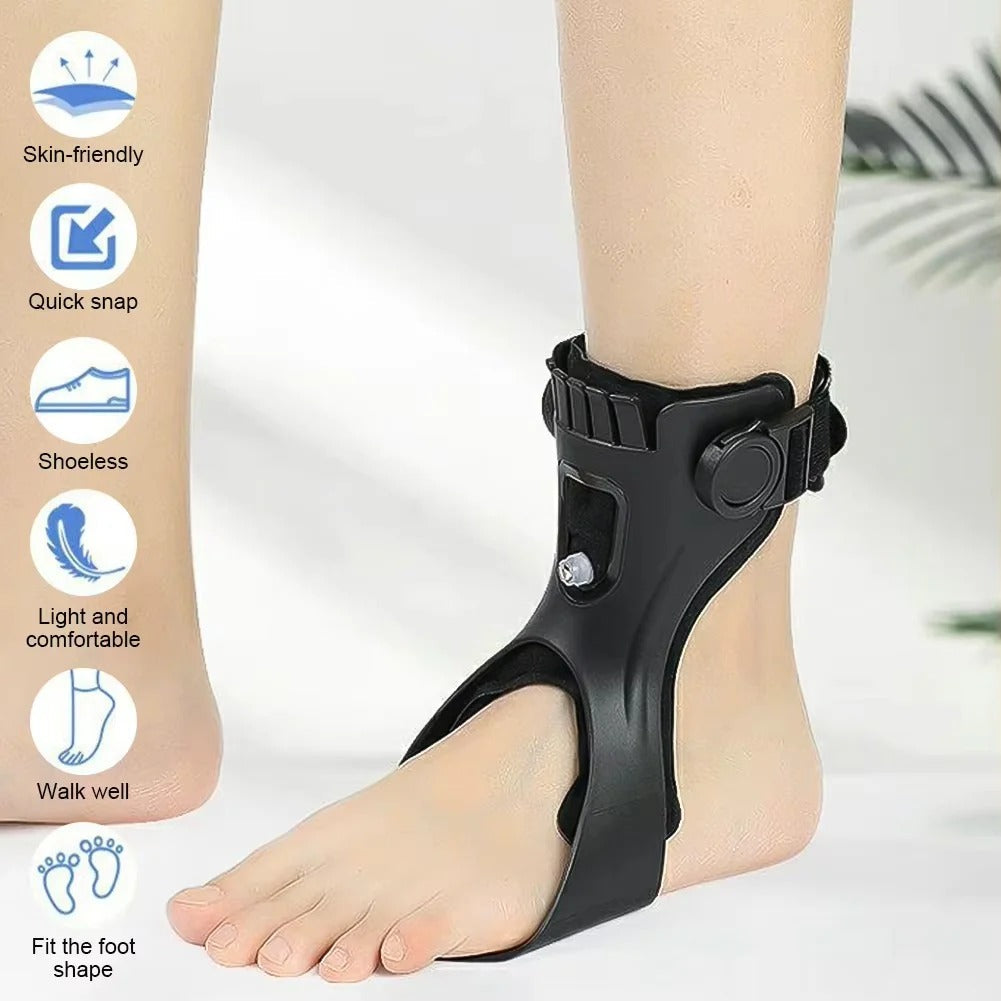 Active-Step Support: Adjustable Drop Foot Brace with Integrated Toe Lift Tech